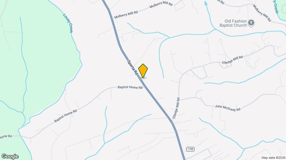 2450 Sparta Rd Map and Location Details