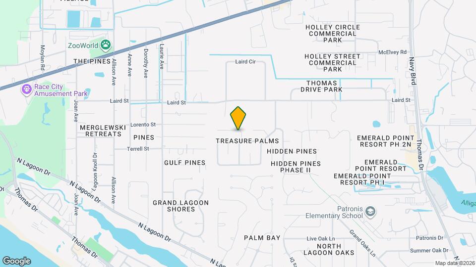 307 Fan Palm Pl Map and Location Details
