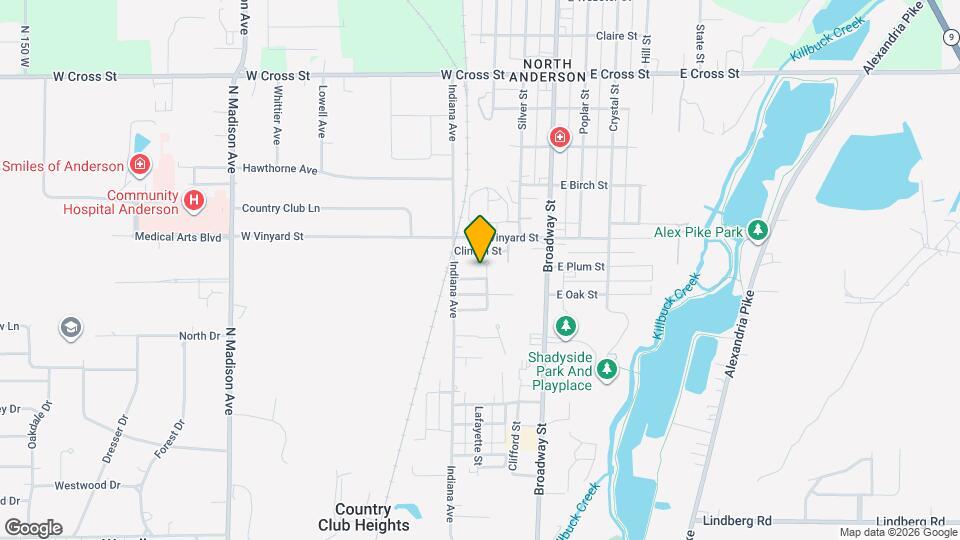 1321 Lafayette Ct Map and Location Details