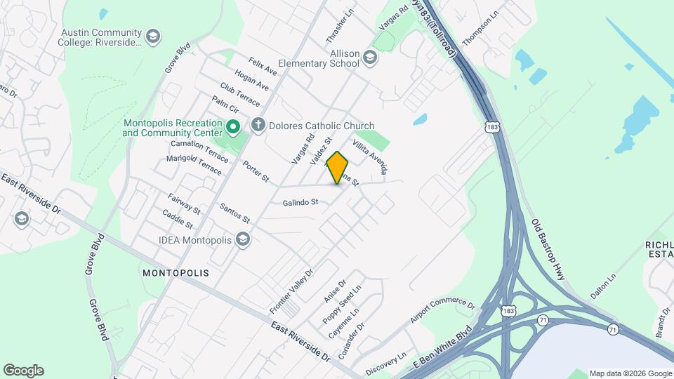 6815 Porter St Map and Location Details