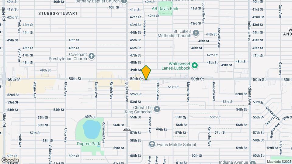 4211 50th St Map and Location Details