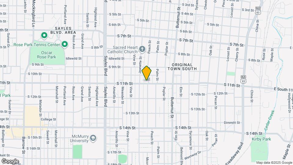 1602 S 11th St Map and Location Details