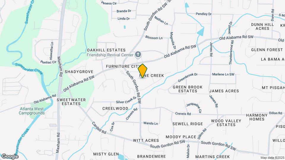 1824 Carisbrook Pl SW Map and Location Details
