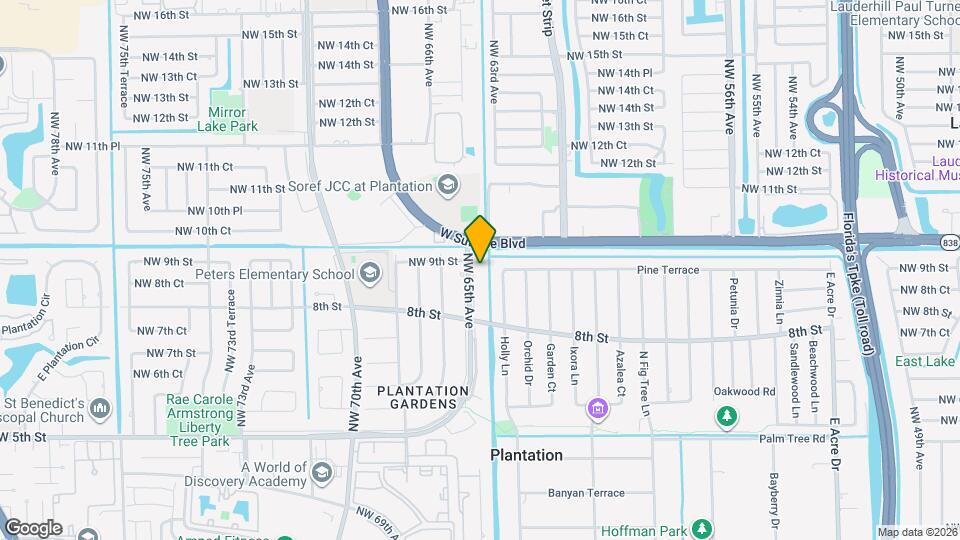 890 NW 65th Ave Map and Location Details