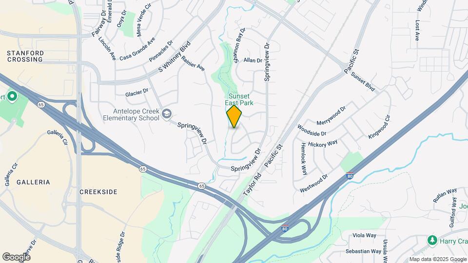 2912 Twin Creeks Ln Map and Location Details