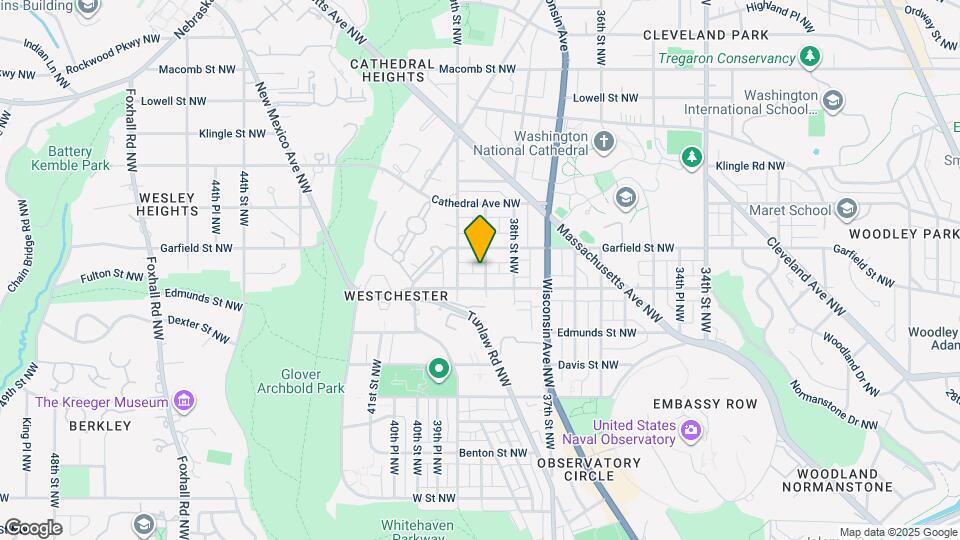 2814 Bellevue Terrace NW Map and Location Details