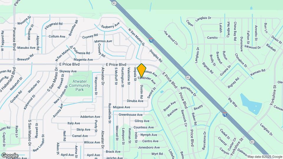 5565 Lavender Ave Mapa y Detalles de la Ubicación