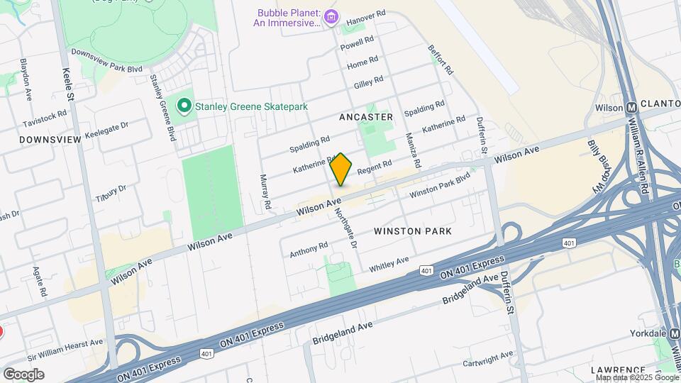 846 Wilson Ave Map and Location Details