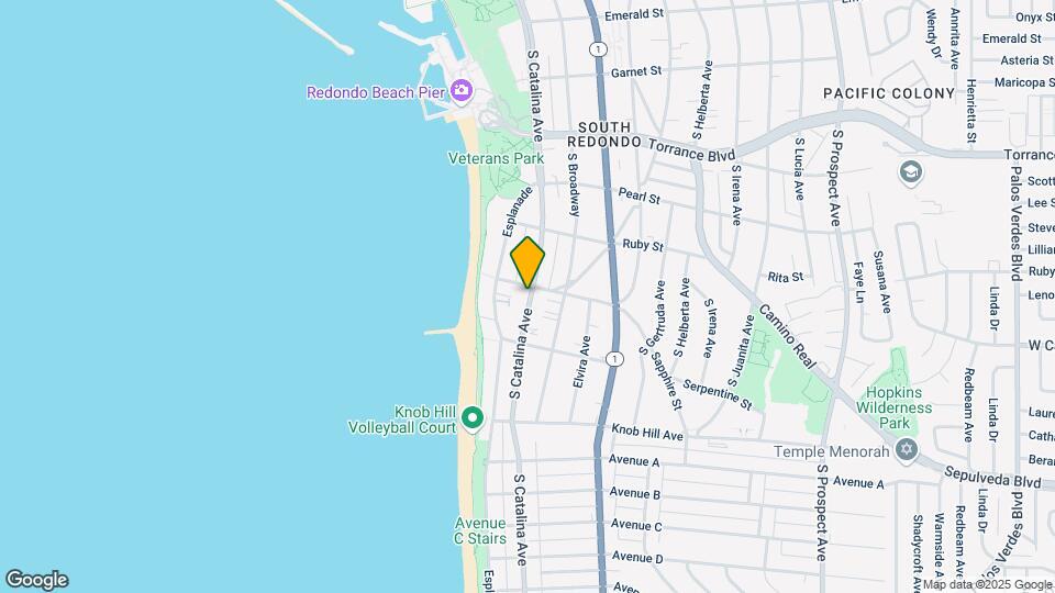 615 S Catalina Ave, Unit FL2-ID398 Map and Location Details