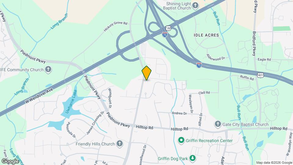 1201 Guilford College Rd Map and Location Details