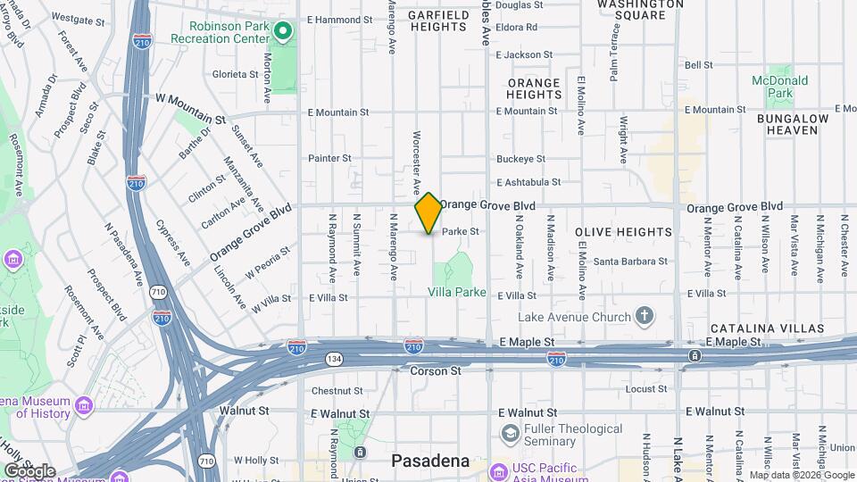 607 N Garfield Ave, Unit Townhome Map and Location Details