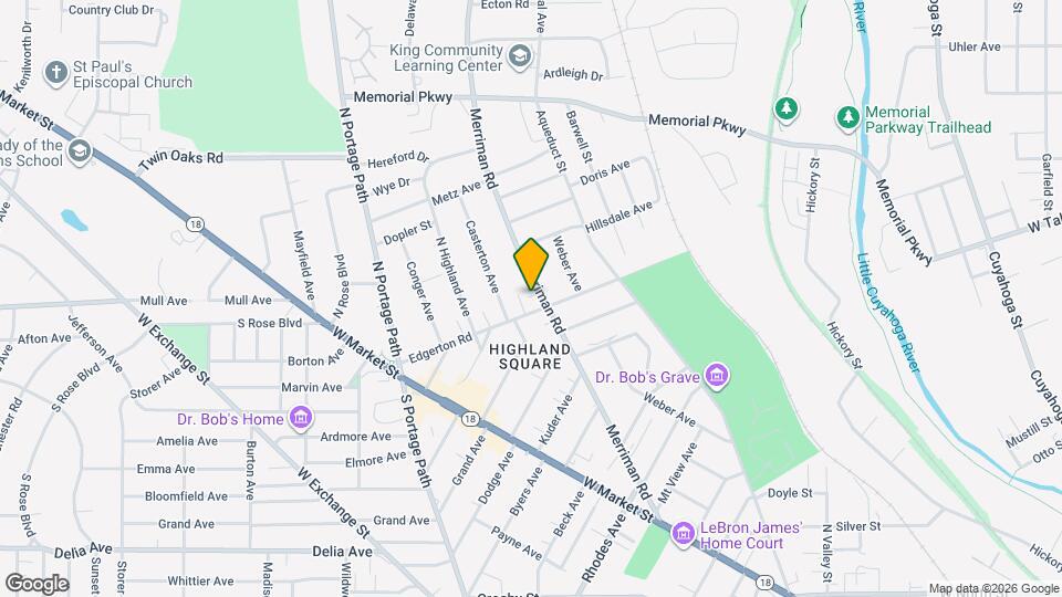 276 Merriman Rd, Unit Unit 2 Mapa y Detalles de la Ubicación