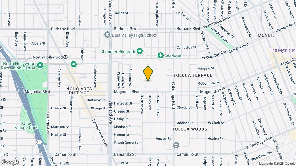 5232 Riverton Ave Map and Location Details