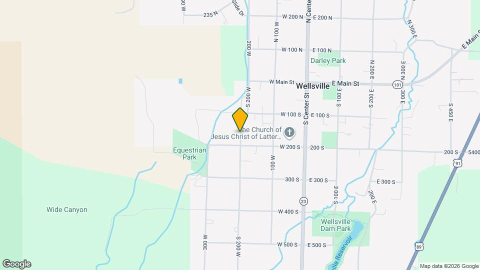 164 W 200 S Map and Location Details