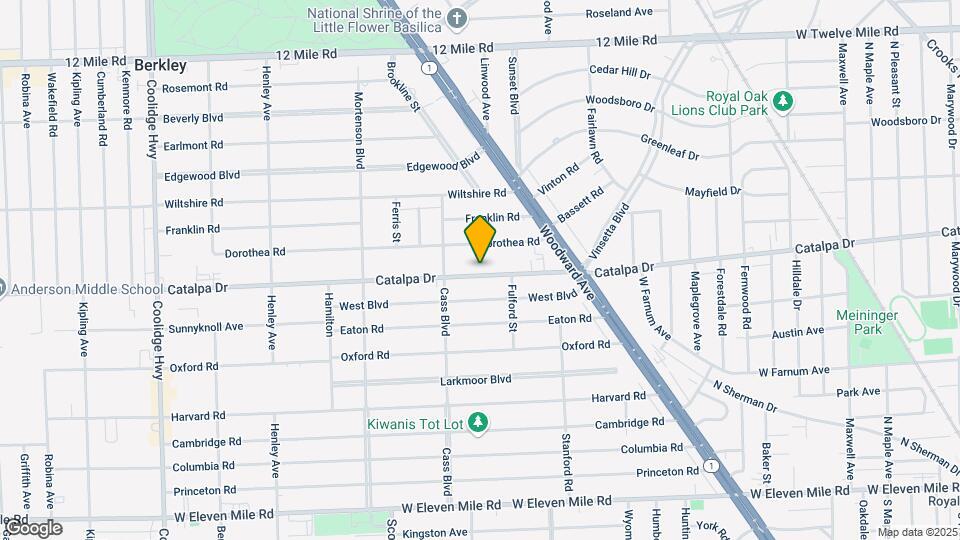 1364 Catalpa Dr Map and Location Details