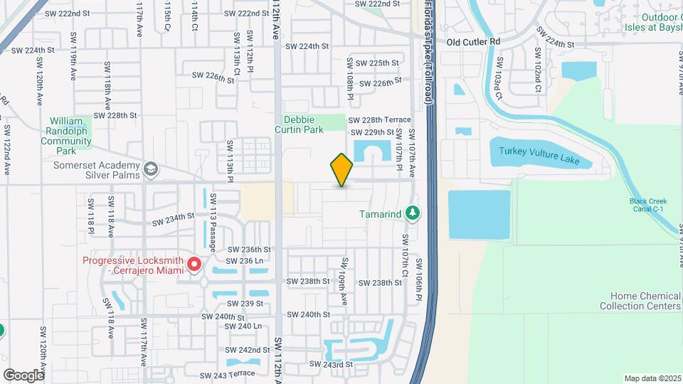 10910 SW 232nd Terrace Map and Location Details