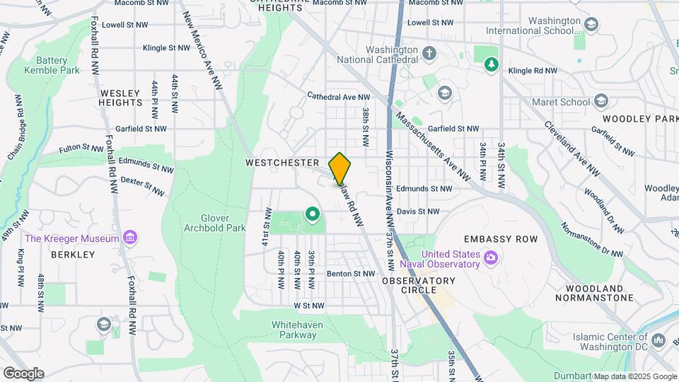 2634 Tunlaw Rd NW Mapa y Detalles de la Ubicación