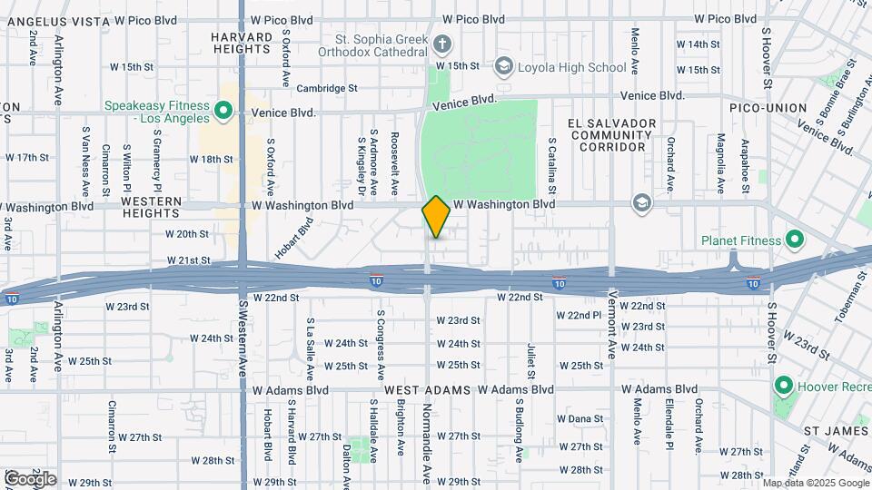 1887 W 20th St Map and Location Details