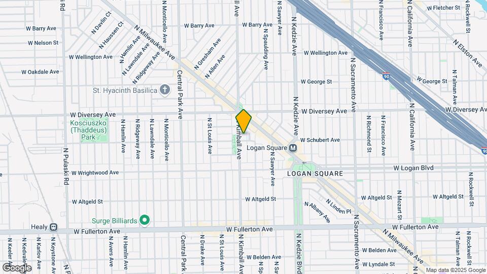 2705 N Kimball Ave Map and Location Details