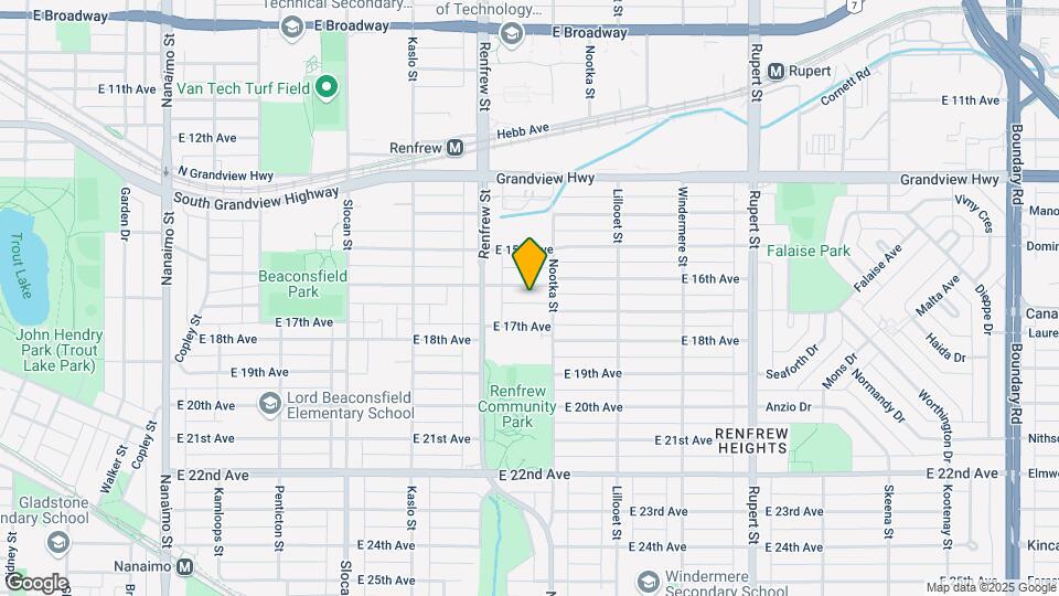2956 E 16th Ave Map and Location Details