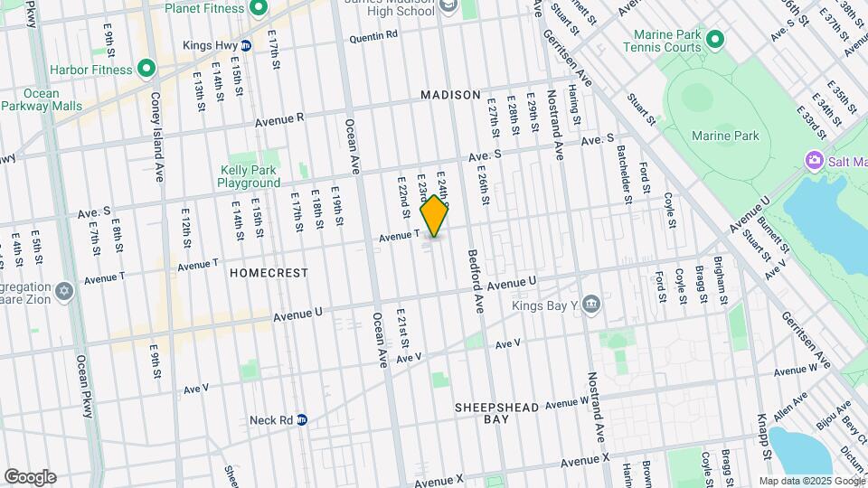 2015 E 23rd St Map and Location Details