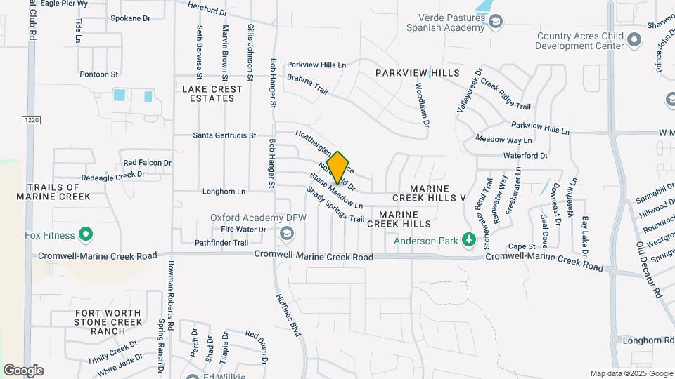 5708 Stone Meadow Ln Map and Location Details