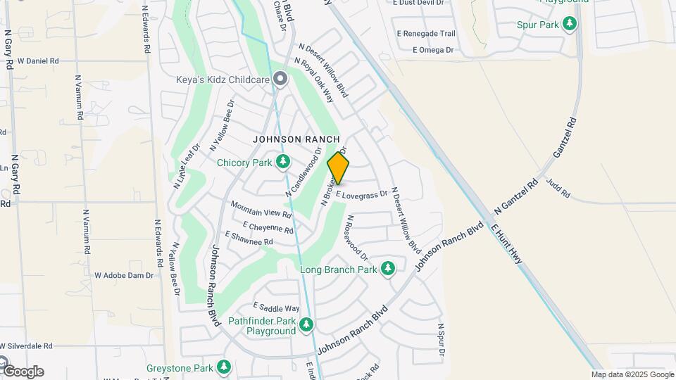 672 E Lovegrass Dr Map and Location Details