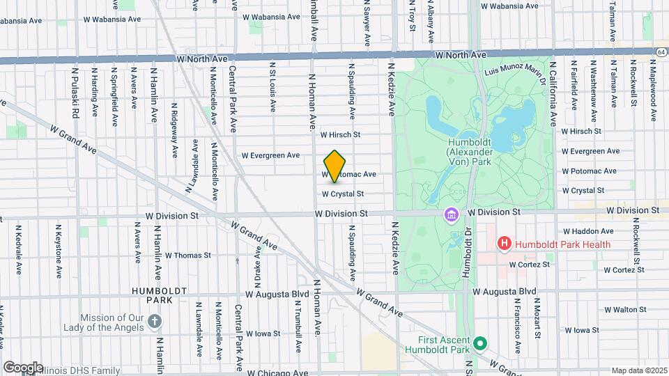 3330 W Crystal St Map and Location Details