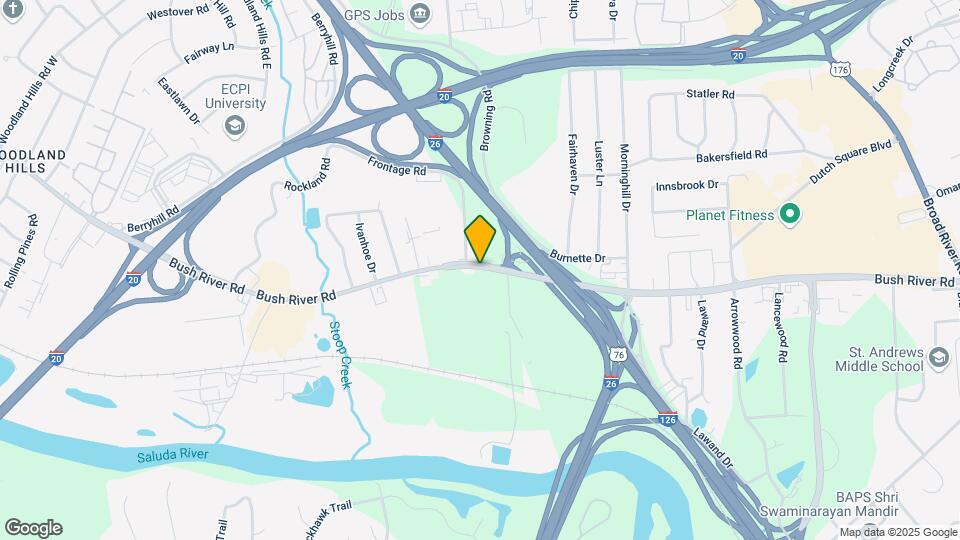 1208 Bush River Rd Map and Location Details