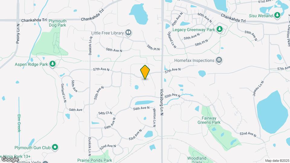 5610 Xene Ln N Map and Location Details