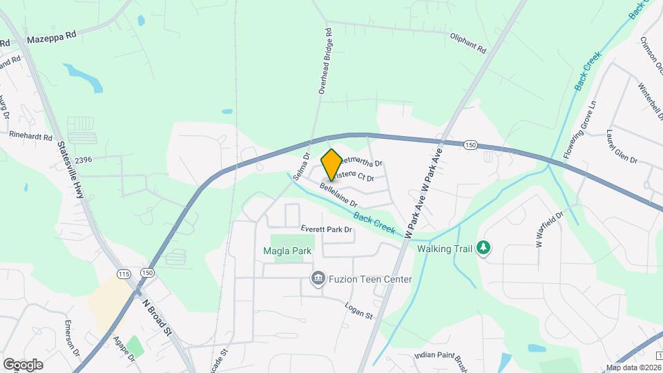 135 Bellelaine Dr Mapa y Detalles de la Ubicación