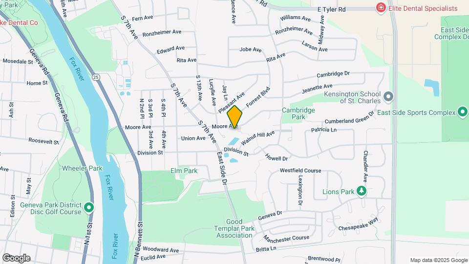 1815 Moore Ct Map and Location Details