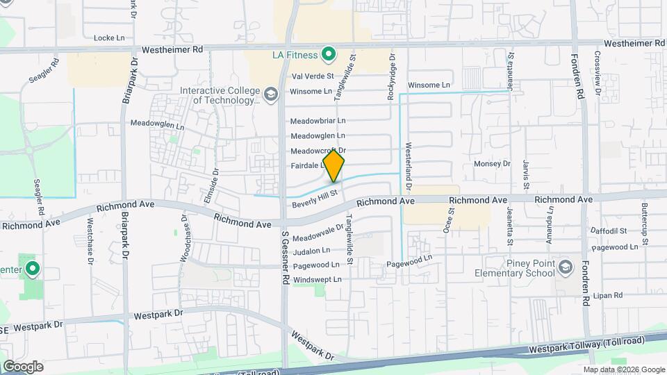 9606 Beverly Hill St Map and Location Details
