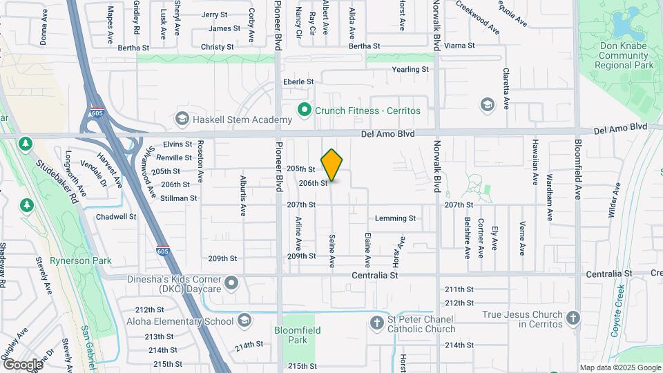 20609 Seine Ave Map and Location Details