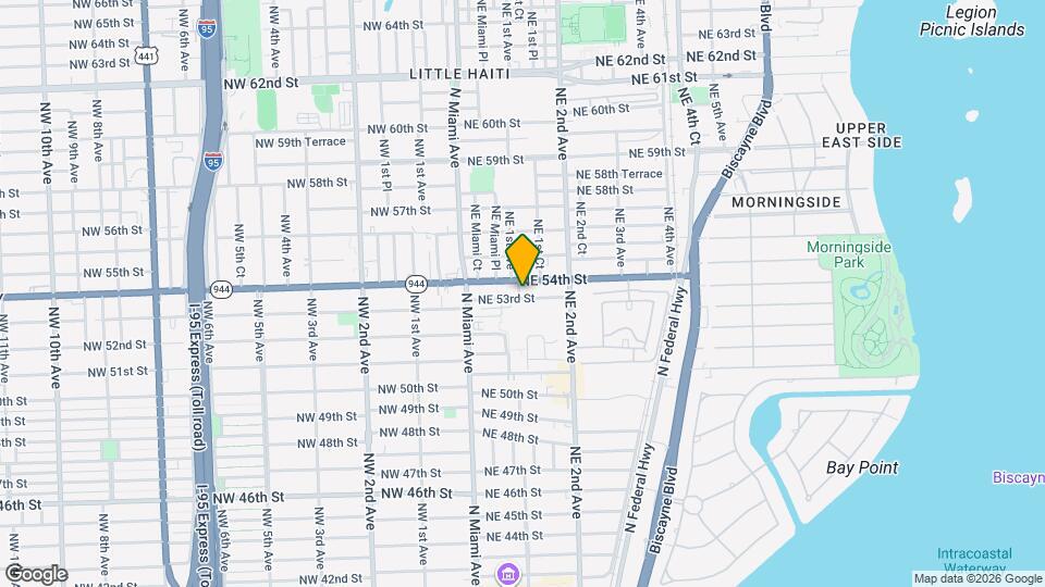 5313 NE 1st Ave Map and Location Details