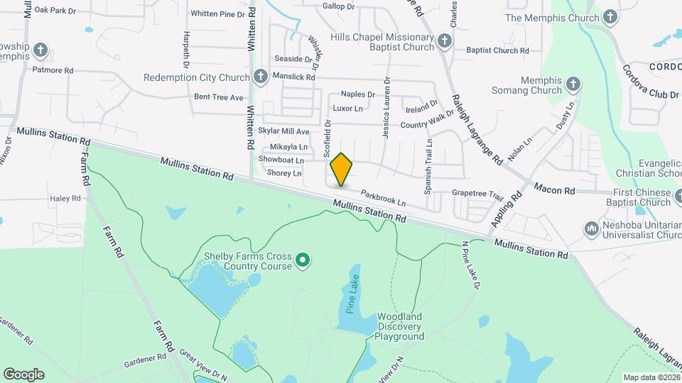 6943 Parkbrook Ln Mapa y Detalles de la Ubicación