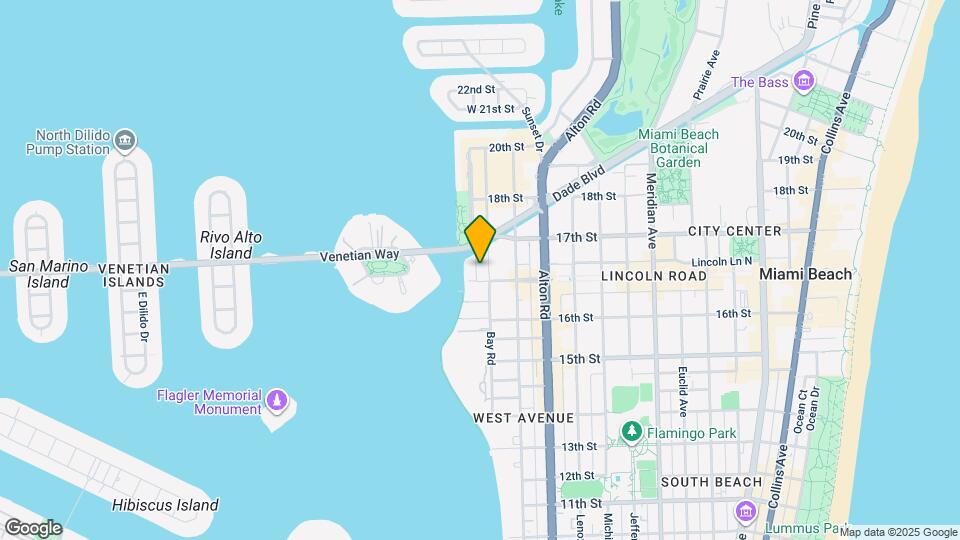 1658 Bay Rd, Unit 706 Map and Location Details