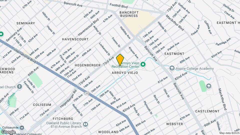 7448 Lockwood St Map and Location Details