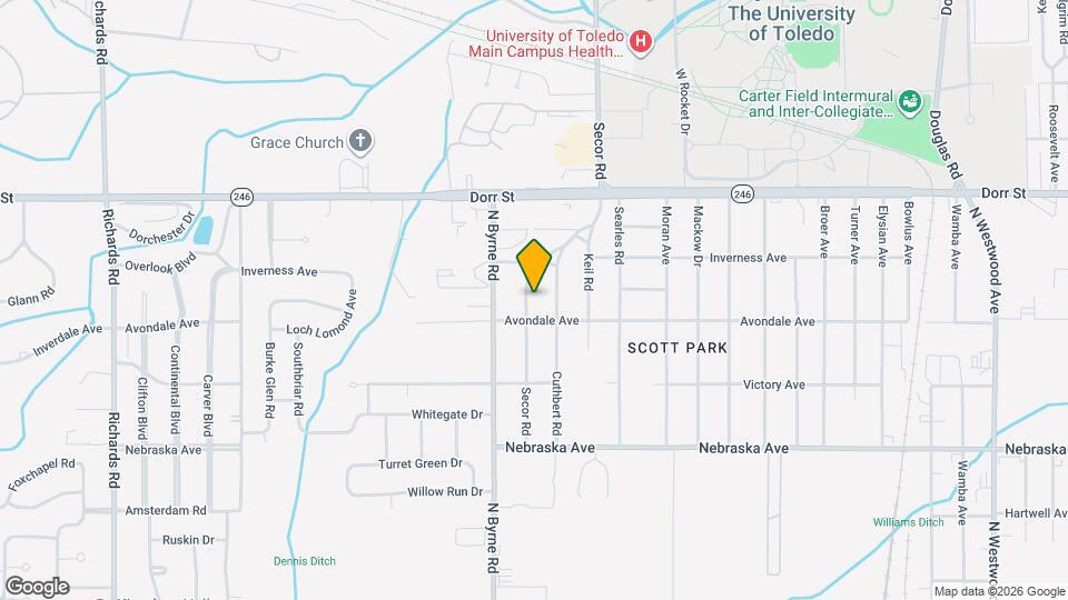 922 Secor Rd Mapa y Detalles de la Ubicación