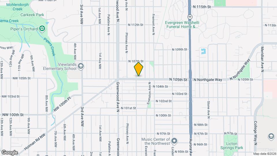 504 N 105th St Mapa y Detalles de la Ubicación