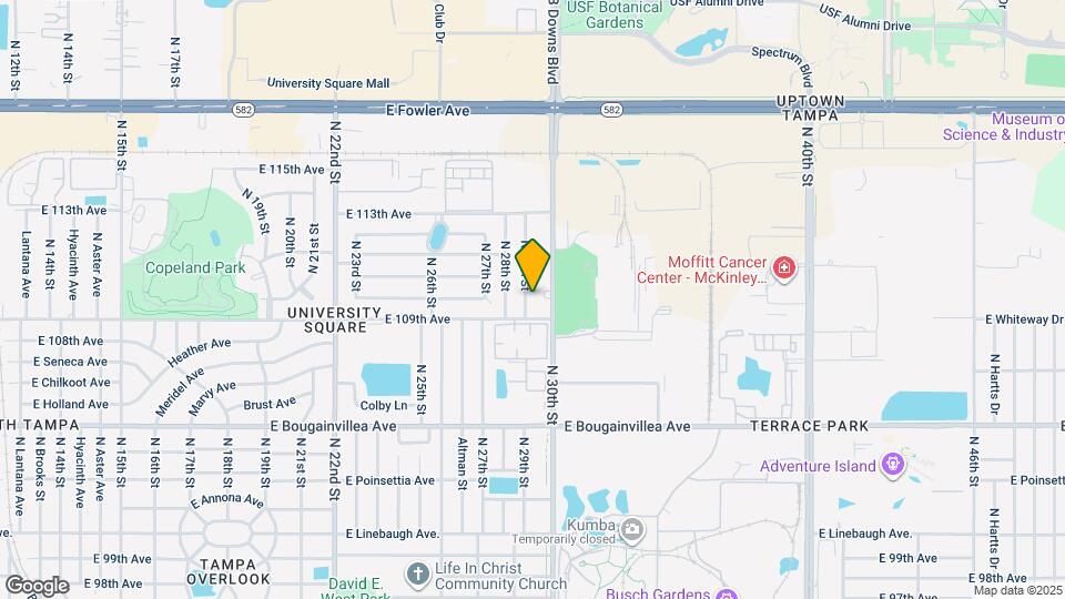 10907 N 29th St Map and Location Details