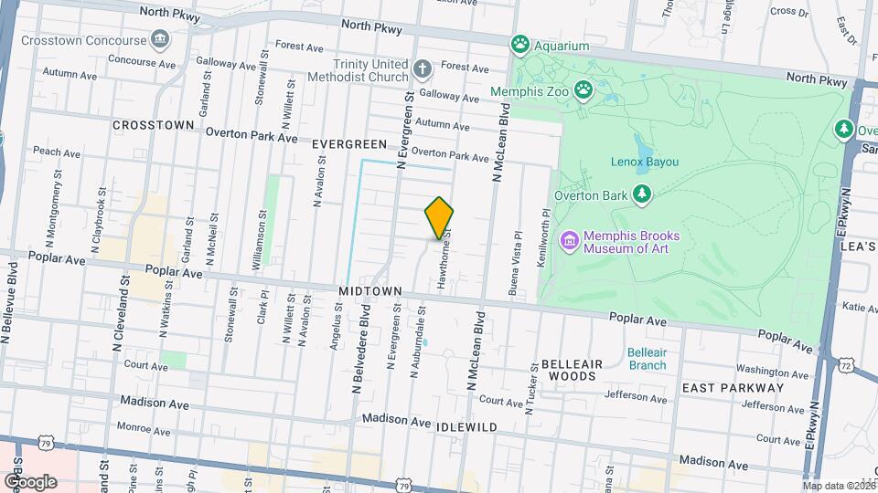 255 Hawthorne St Map and Location Details