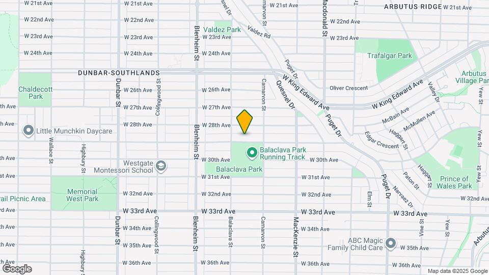 3115 W 29th Ave Map and Location Details