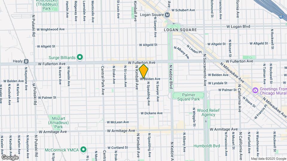 3317 W Belden Ave, Unit #2 Map and Location Details