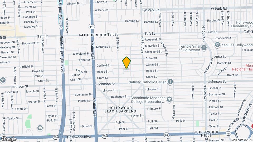 5735 Hayes St Mapa y Detalles de la Ubicación