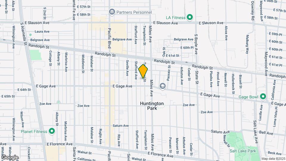 6341 Templeton St Mapa y Detalles de la Ubicación