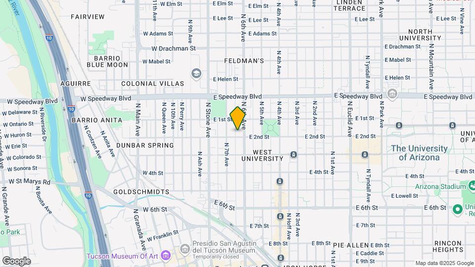 127 E 2nd St Mapa y Detalles de la Ubicación