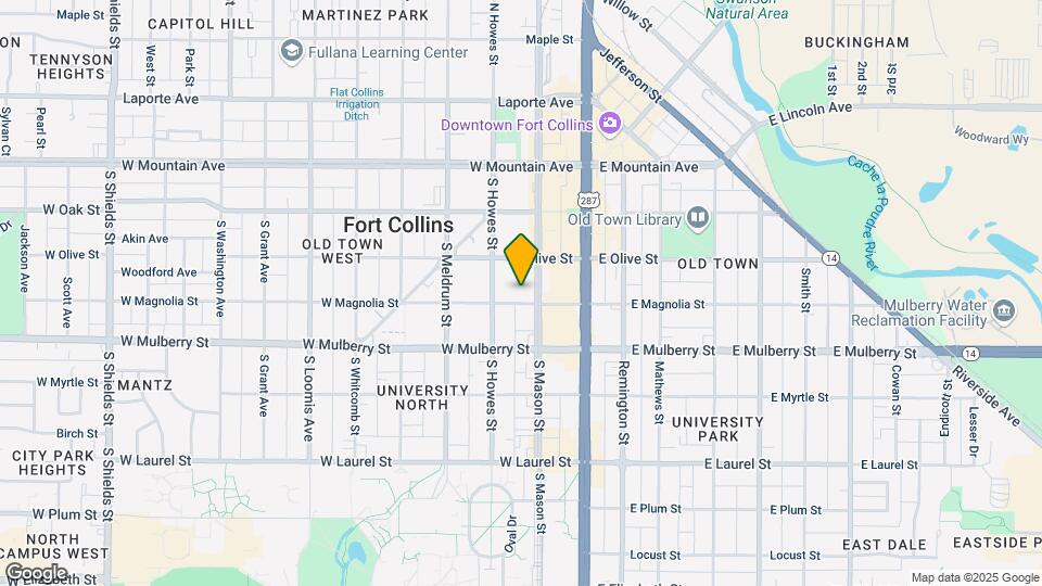 210 W Magnolia St Map and Location Details