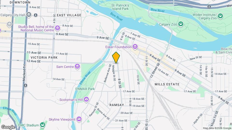 1031D 8 St SE Map and Location Details