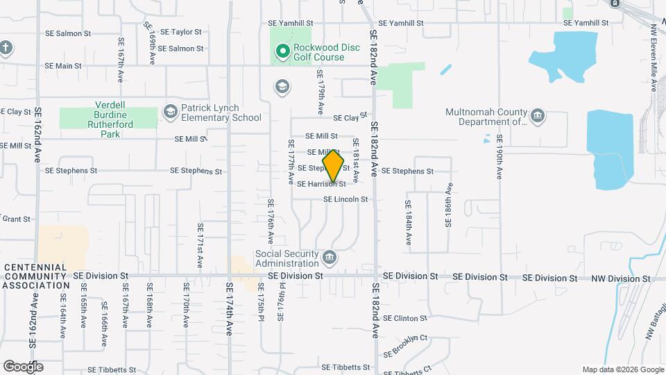 17930 SE Harrison St Map and Location Details